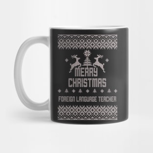 Merry Christmas FOREIGN LANGUAGE TEACHER Mug